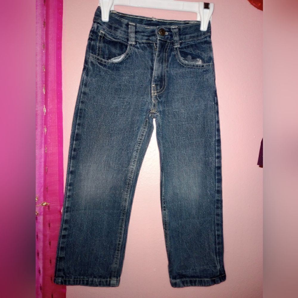 Kid Zone size 4 Regular fit blue jeans